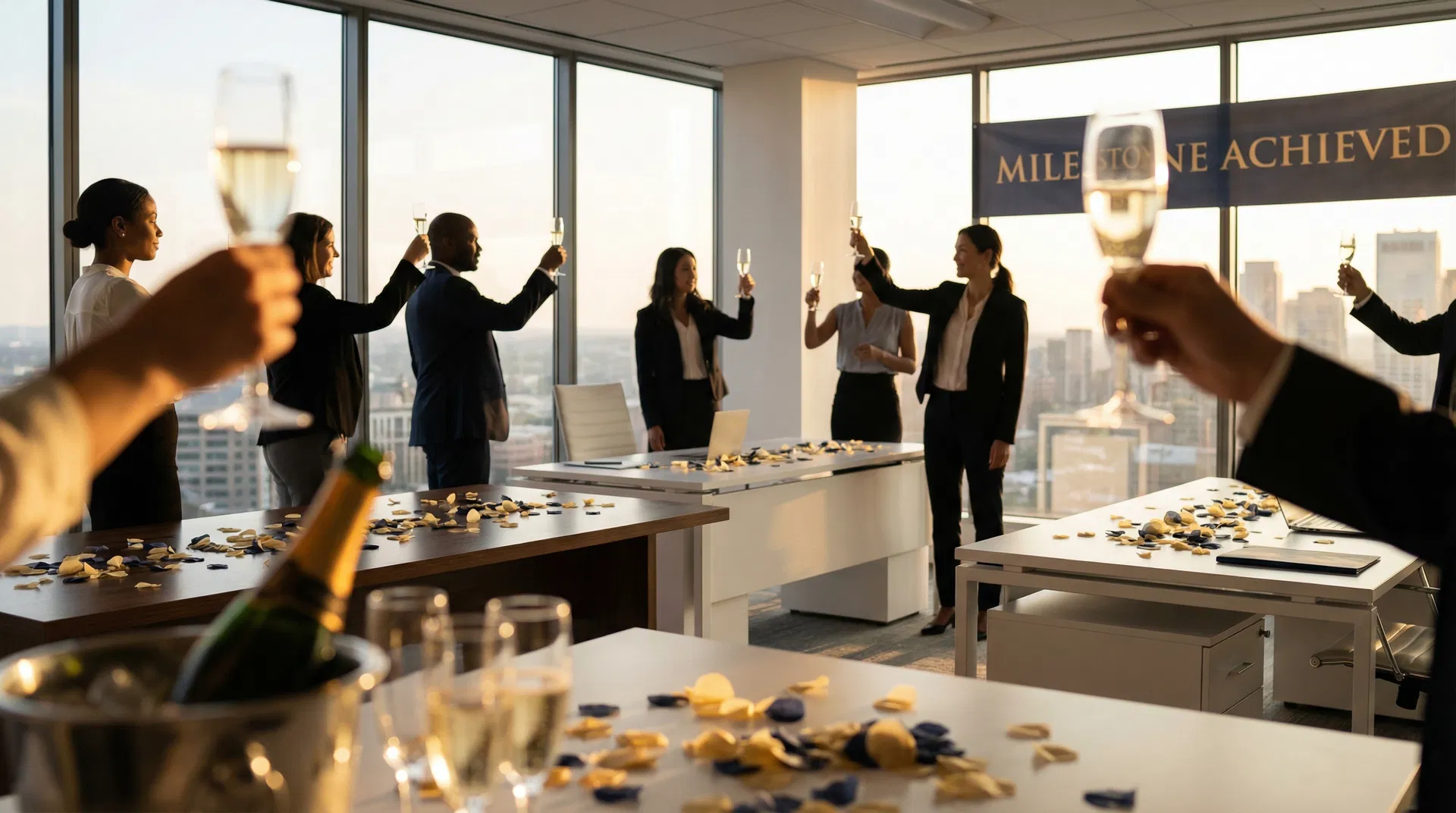 Business celebration