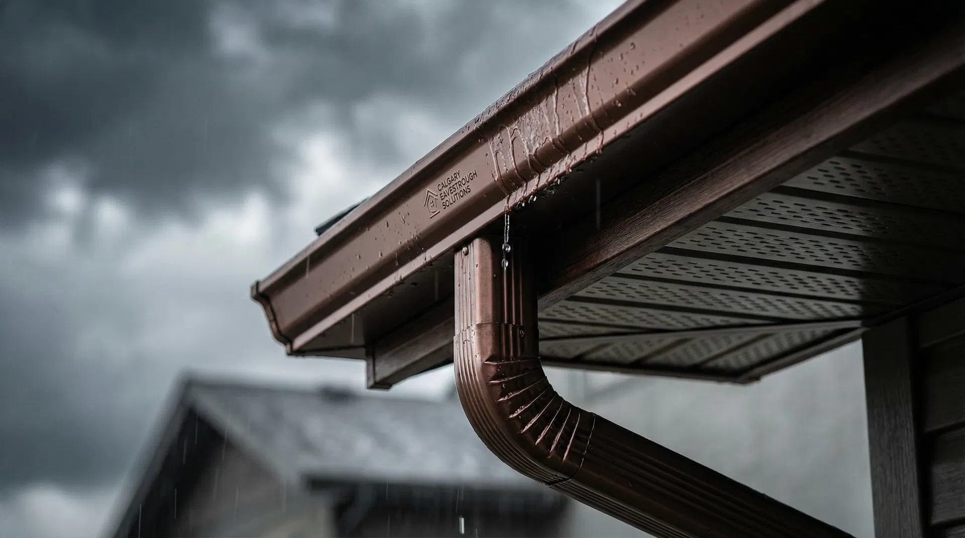 Gutter installation in Calgary