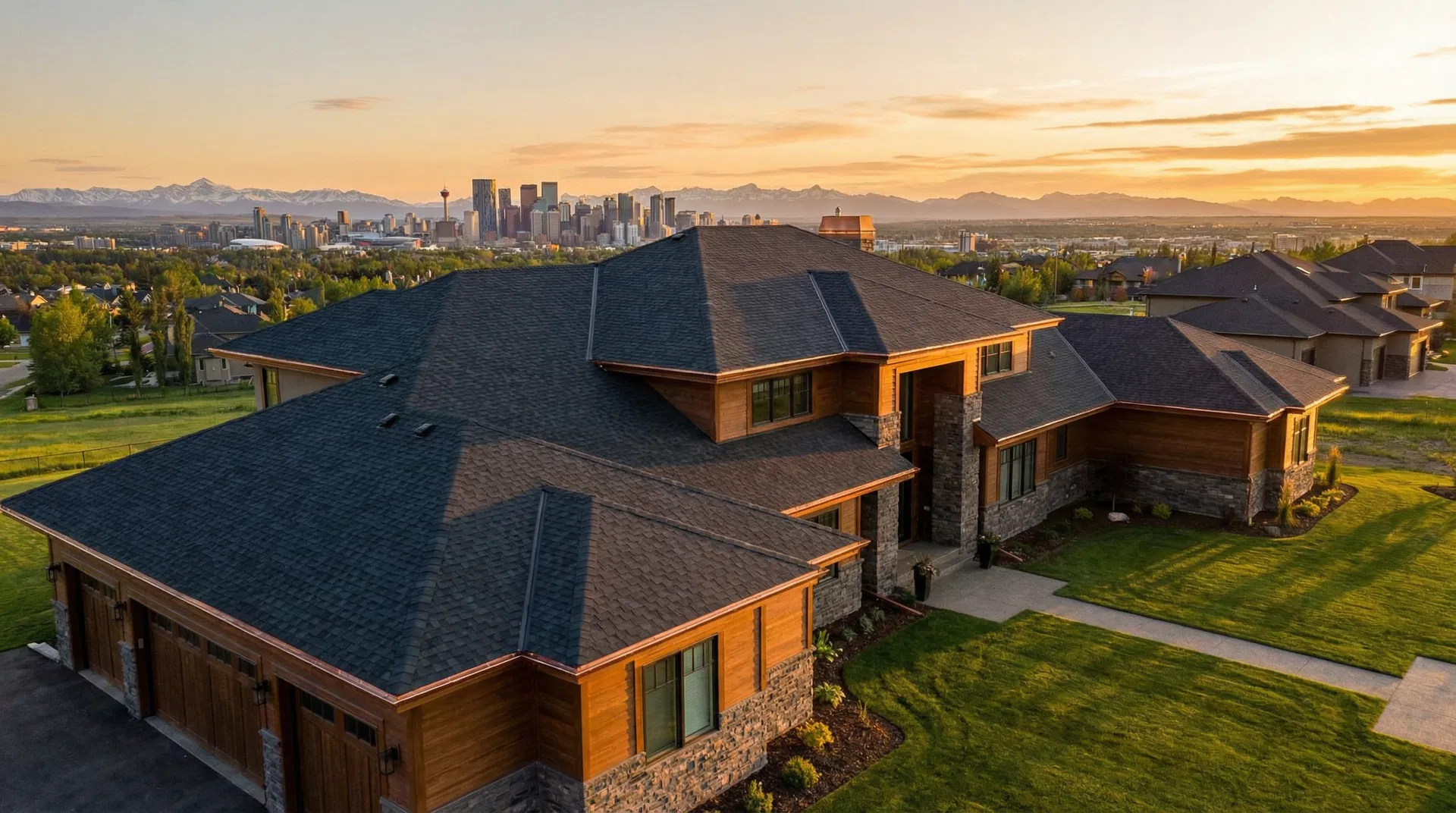 Pro-Tech Exteriors roofing work in Calgary