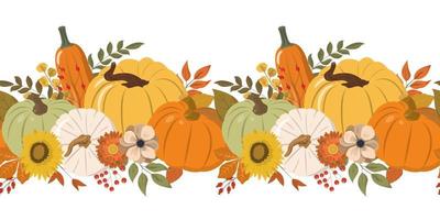 Fall Banner Clip Art Preview
