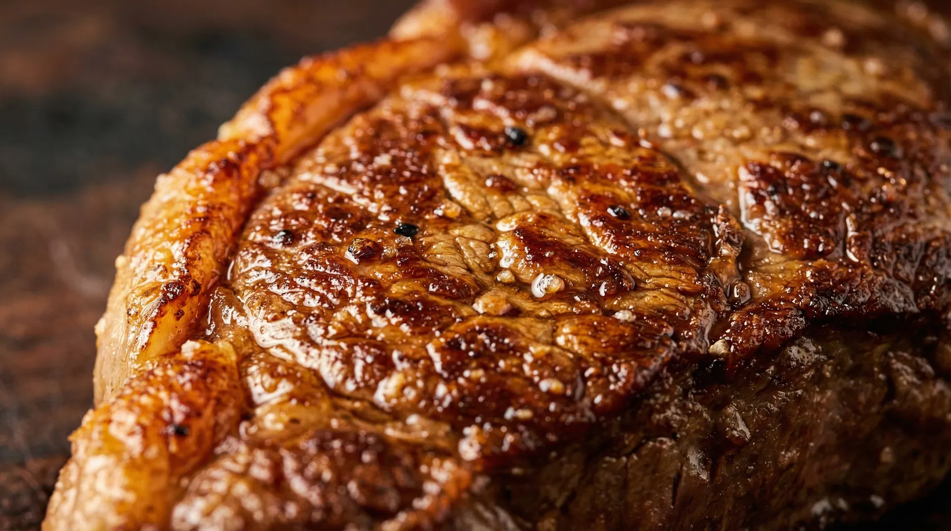 Golden crust close-up