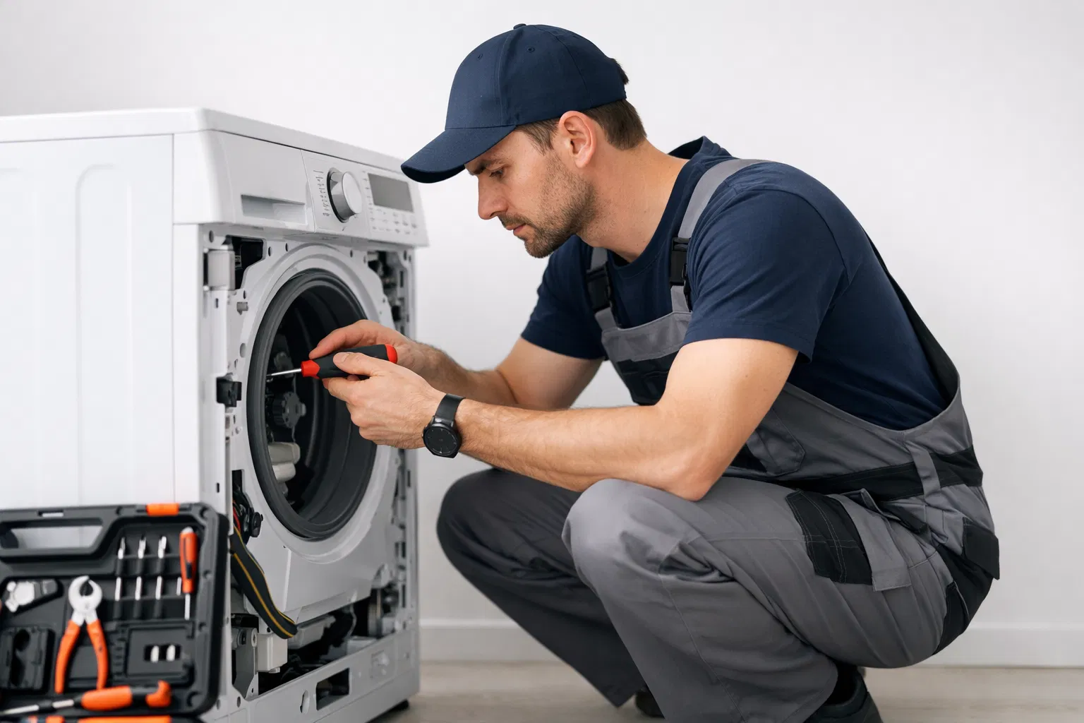 Técnico trabalhando