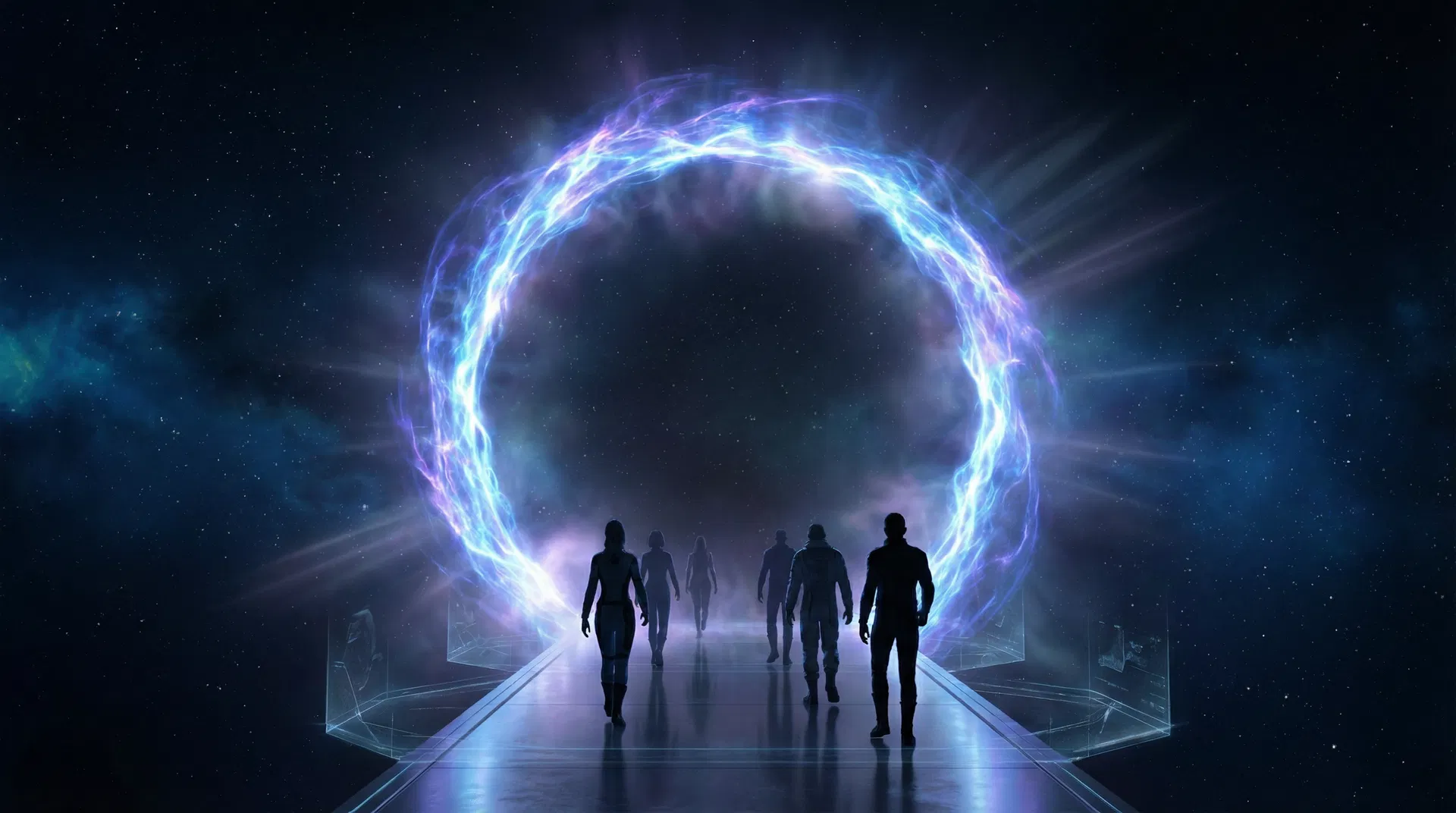 Space Headphones Metaverse Portal