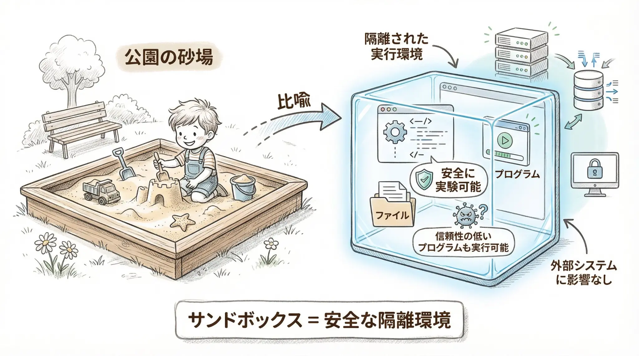 サンドボックスの概念図