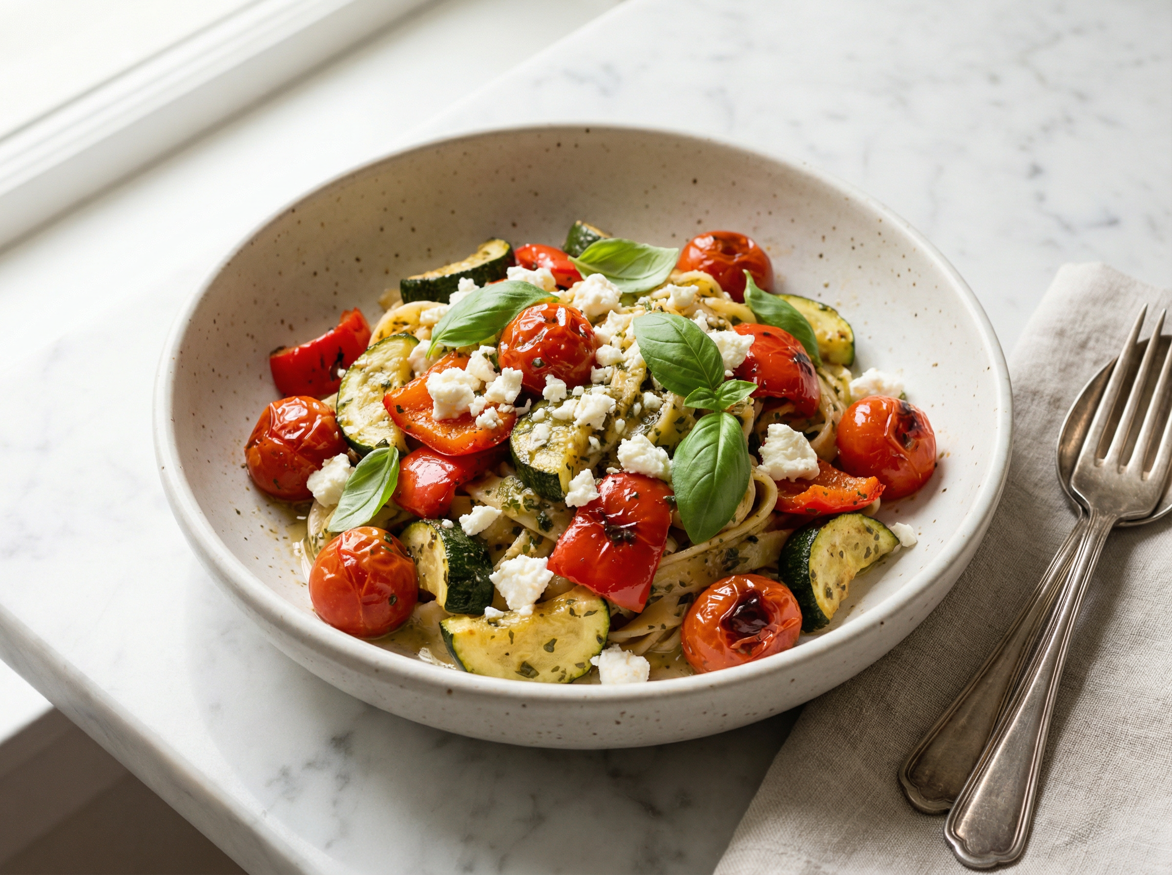 Margherita Pizza on a Tortilla Base
