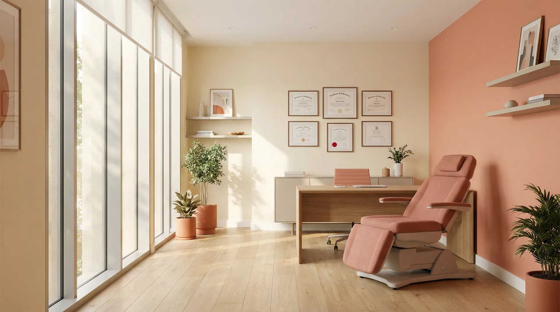 Modern consultation room at Farahmand Plastic Surgery