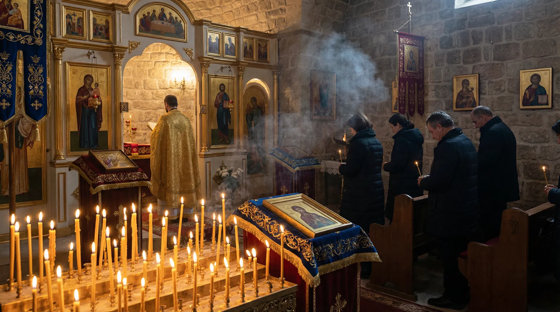 Vespers service at Magdalene House