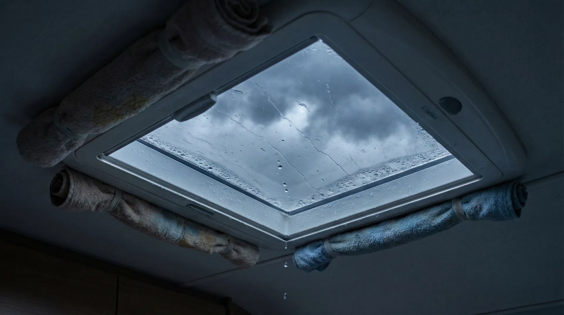 Dachluke mit Wasserschaden