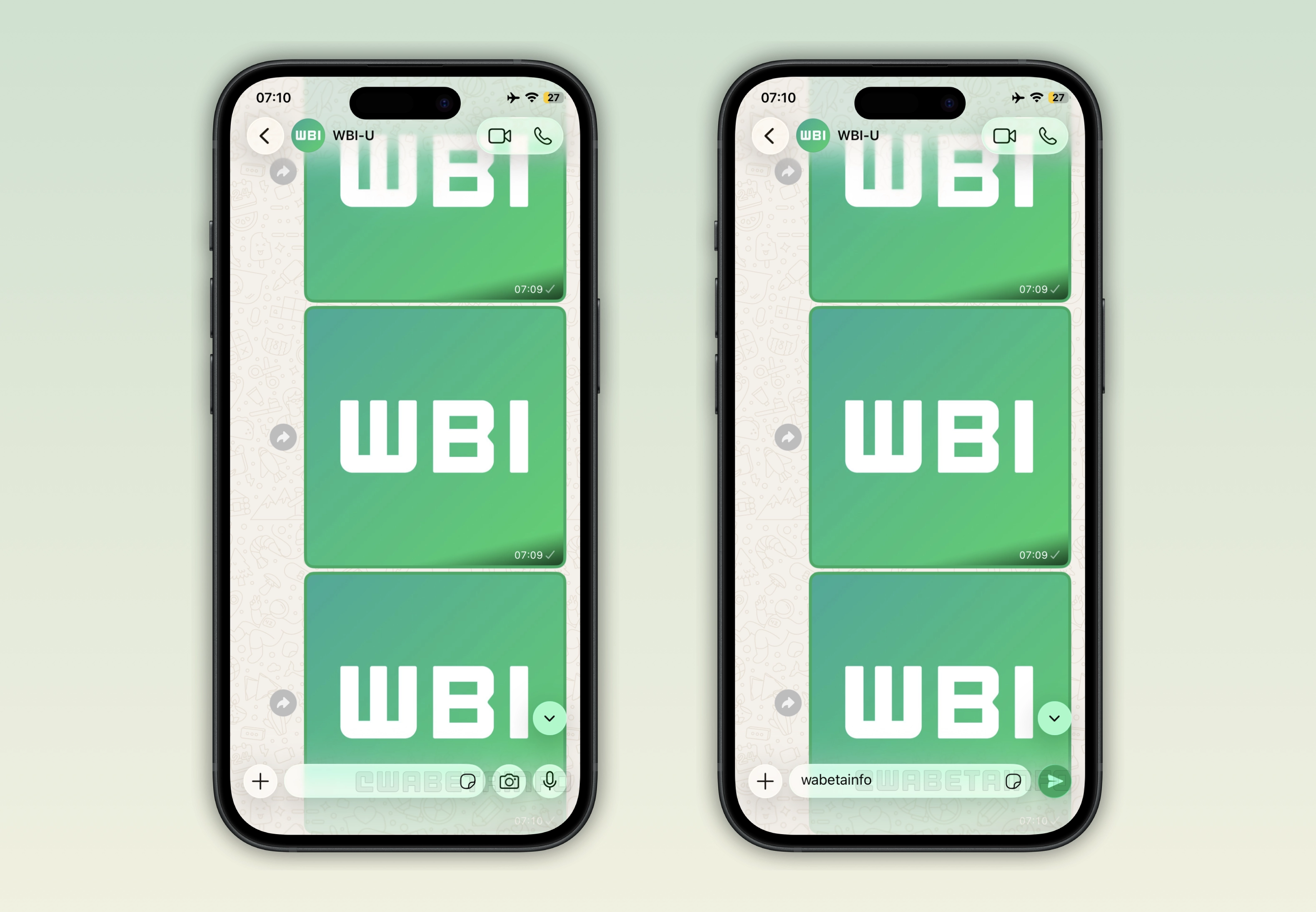WhatsApp Liquid Glass