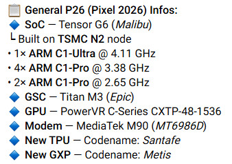 Tensor G6
