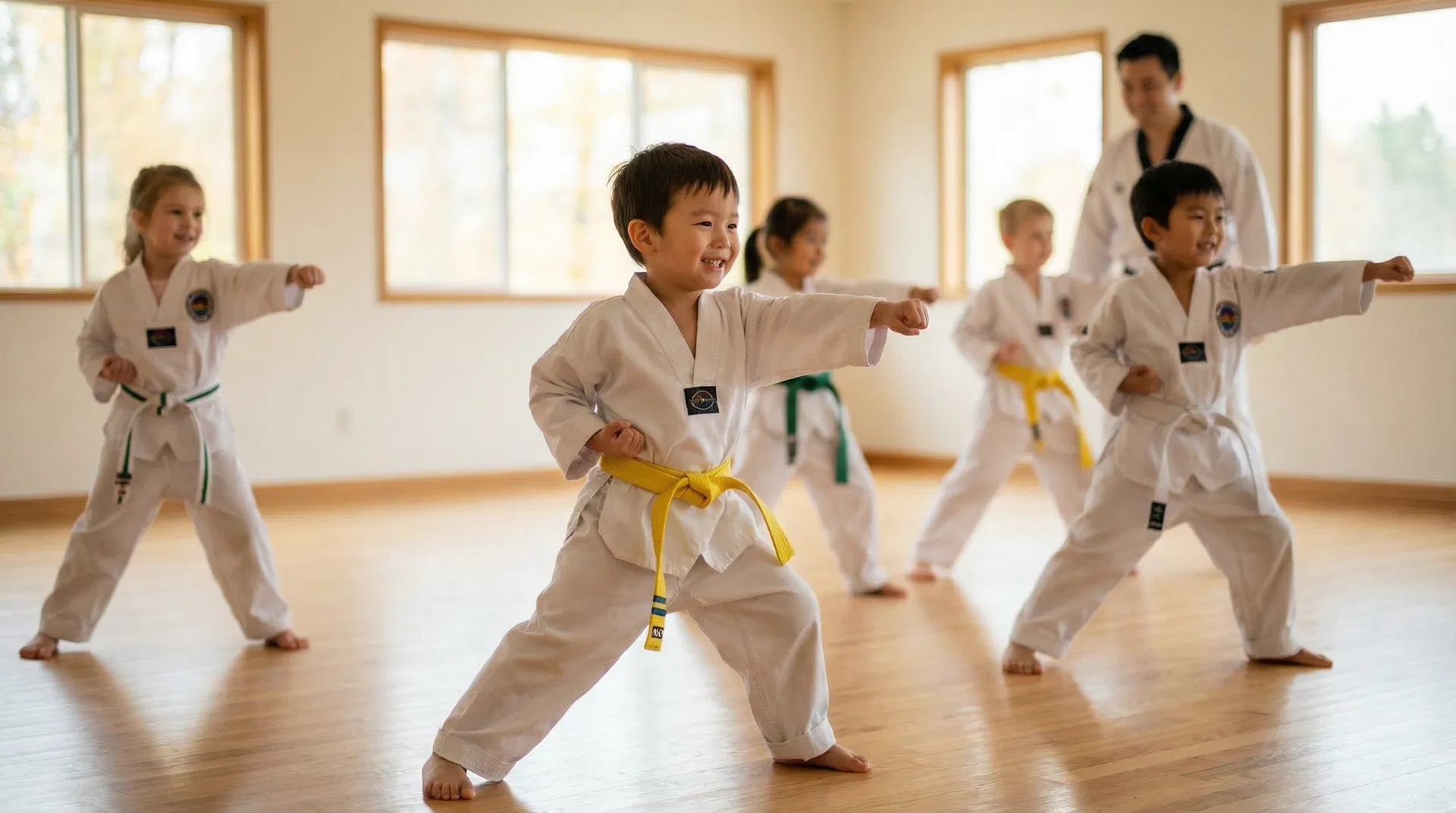 Bambini Taekwondo Training