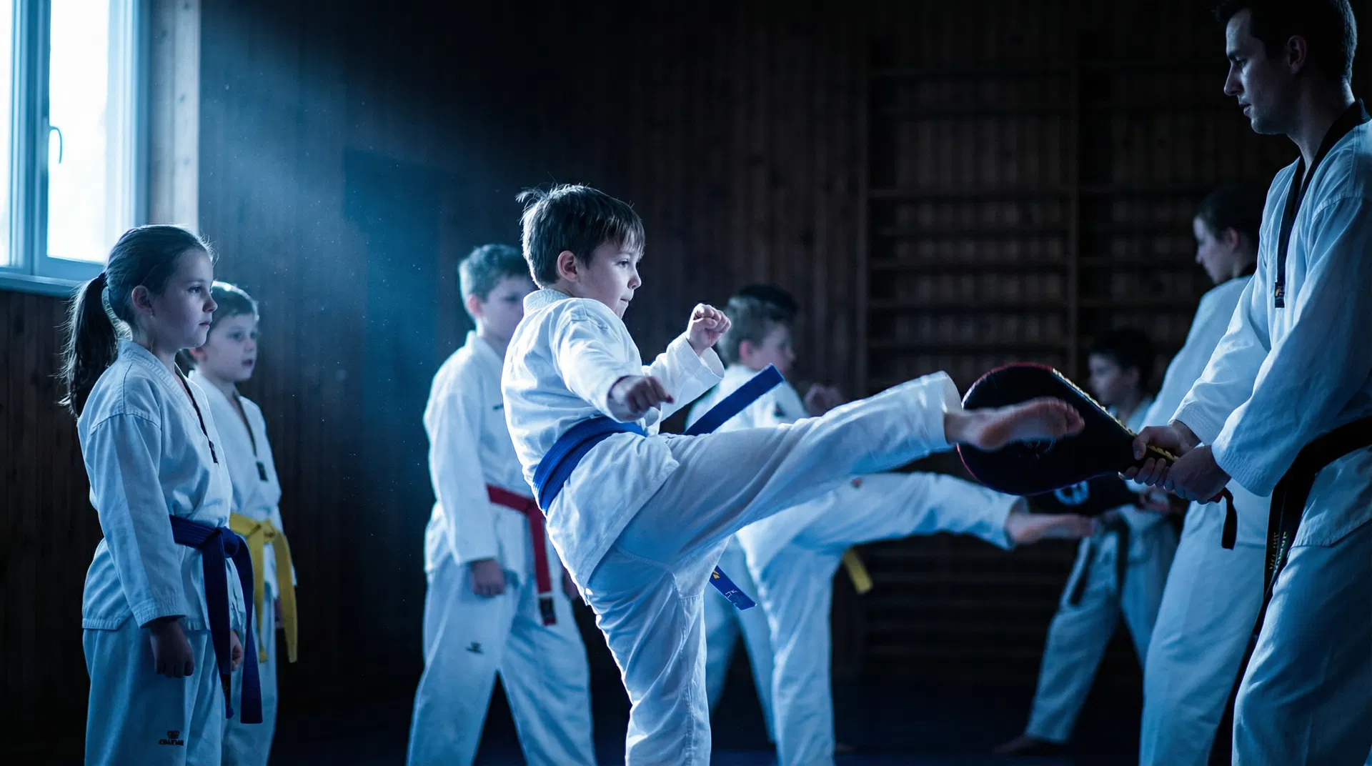 Kinder Taekwondo Training