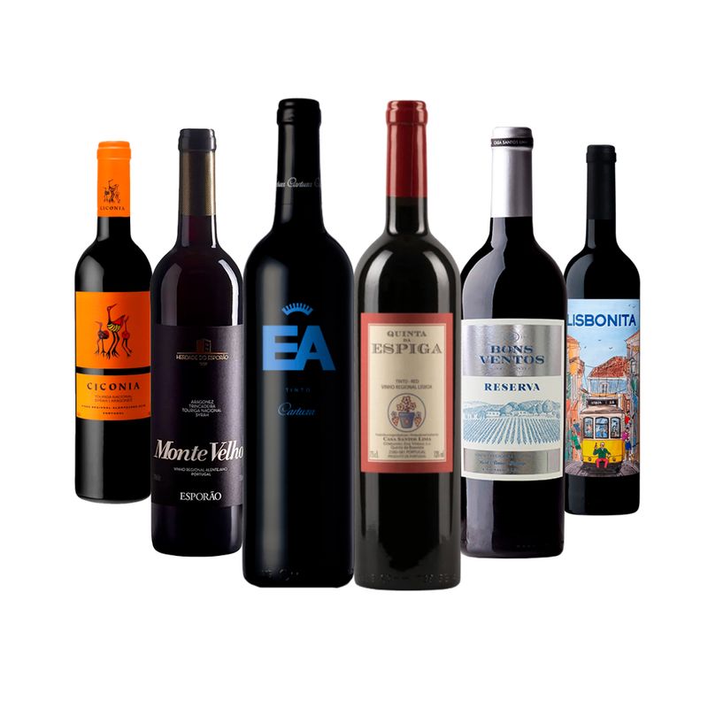 Garrafas de vinho português