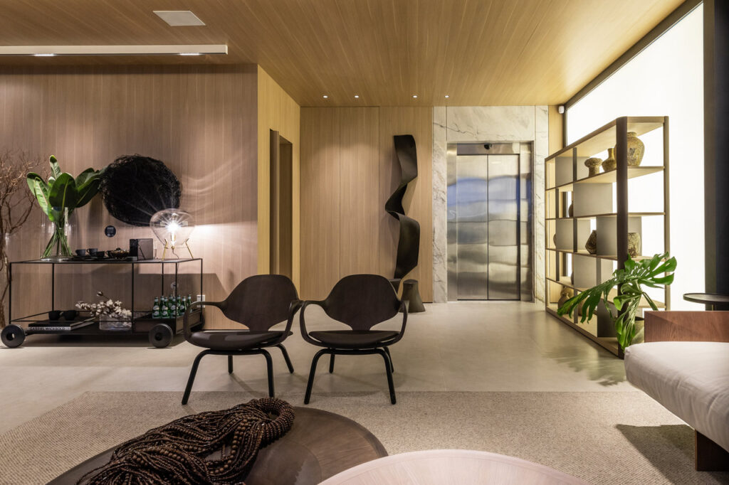 Hall de entrada de luxo