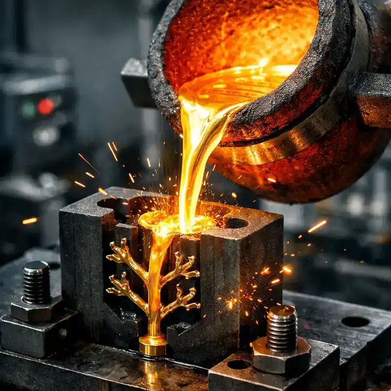 Why Brass Jewelry Wholesale Fits Fashion Brands: The Strategic Guide for 2026 1 Precision brass casting process for high-volume jewelry production