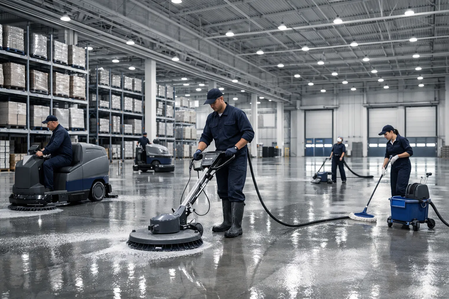 Warehouse cleaning operations
