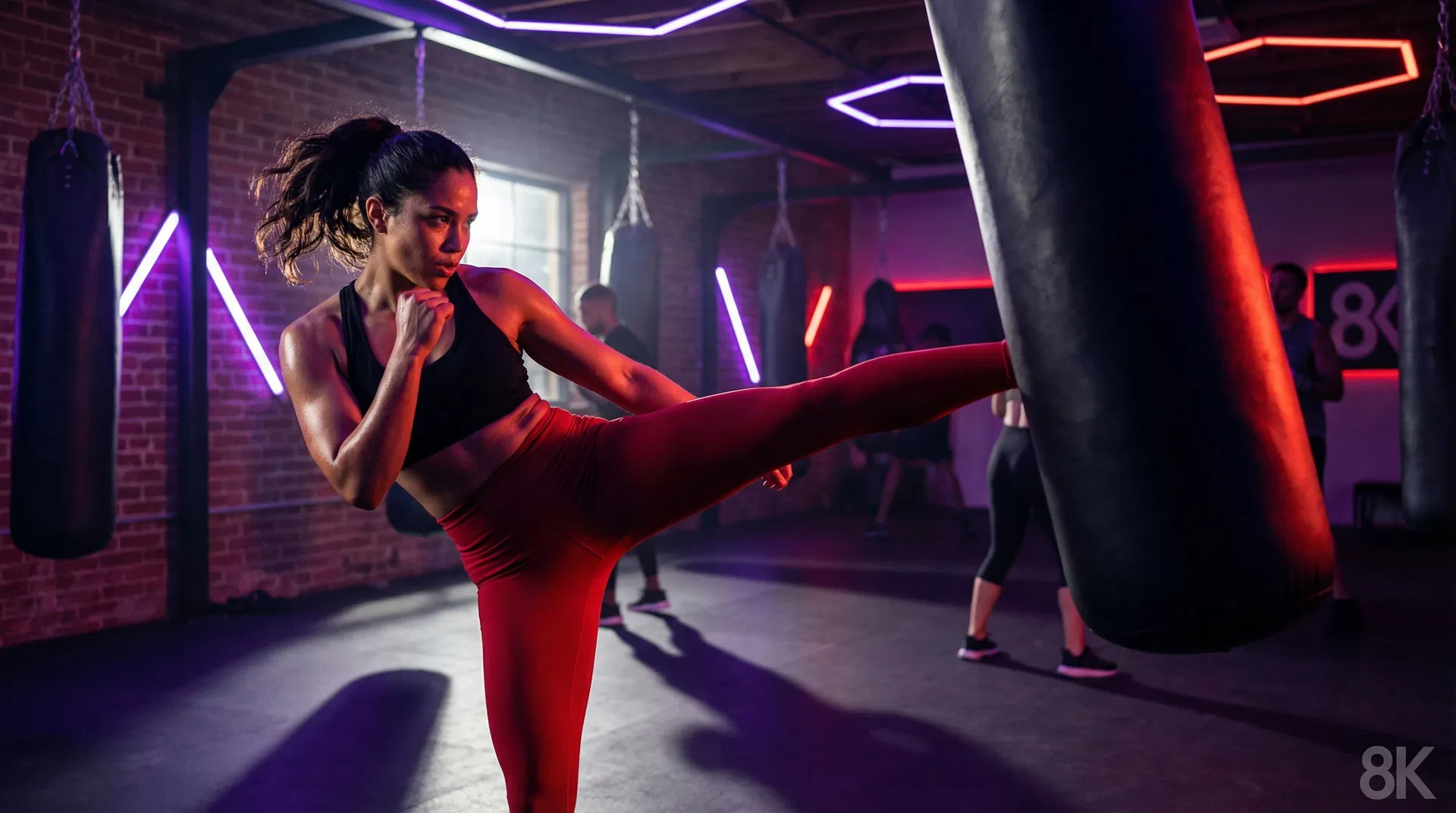 Women Kickboxing Training