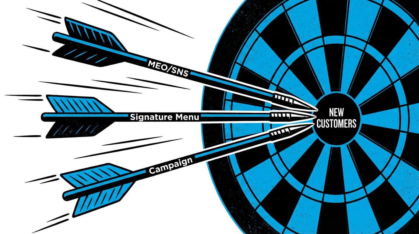 新規顧客を呼び込む戦略