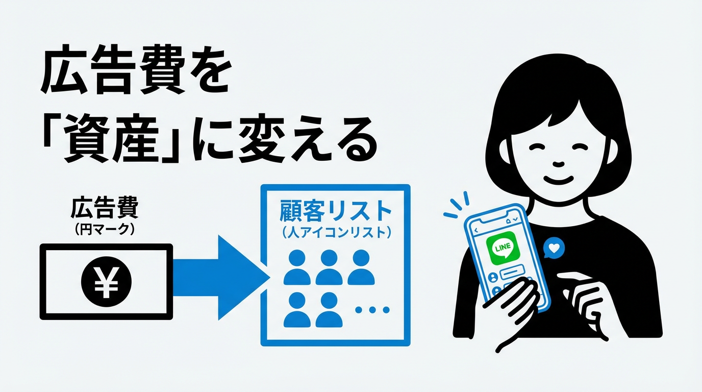 広告費を「資産」に変えるLINE公式アカウント活用術