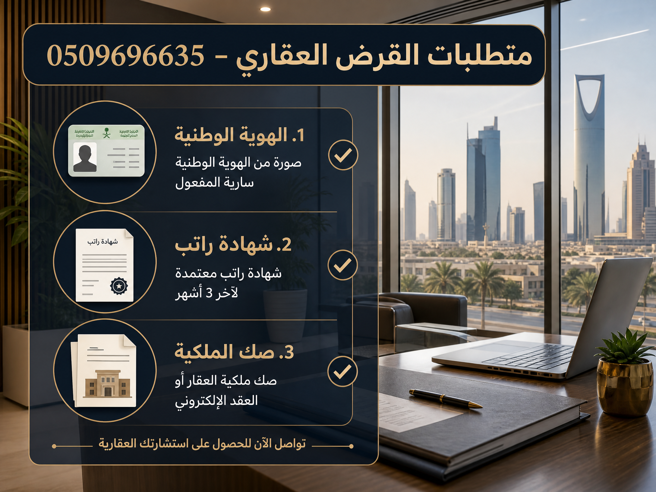 متطلبات القرض العقاري