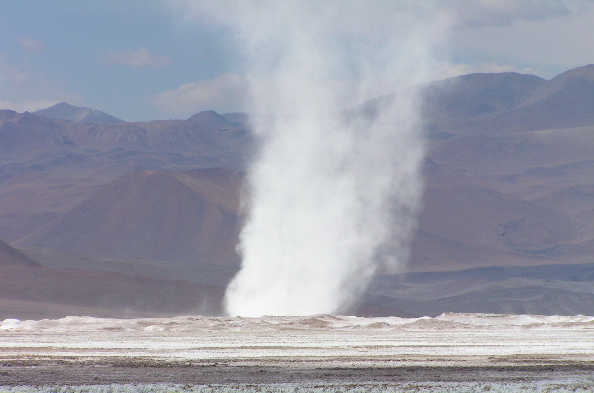 Gravel Devil in the Atacama Desert