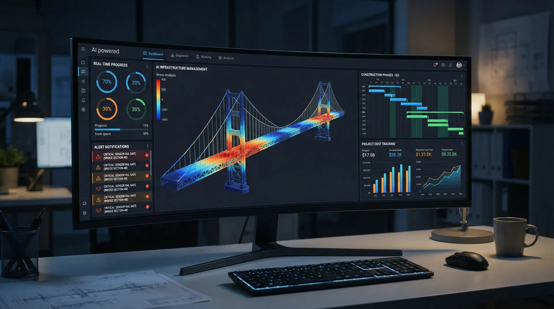 Dashboard de IA para Gestão de Infraestrutura