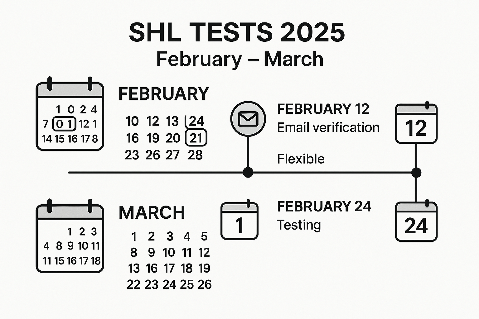 Cronograma dos Testes SHL 2025