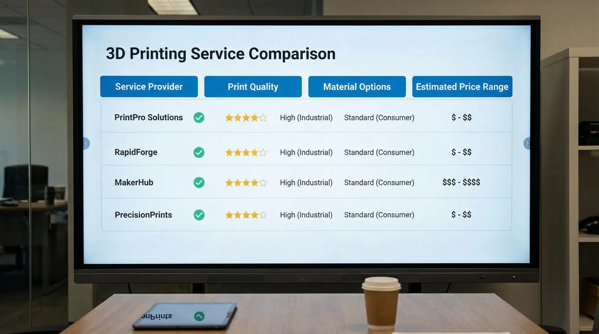 دليل شامل لاختيار خدمة الطباعة ثلاثية الأبعاد المناسبة