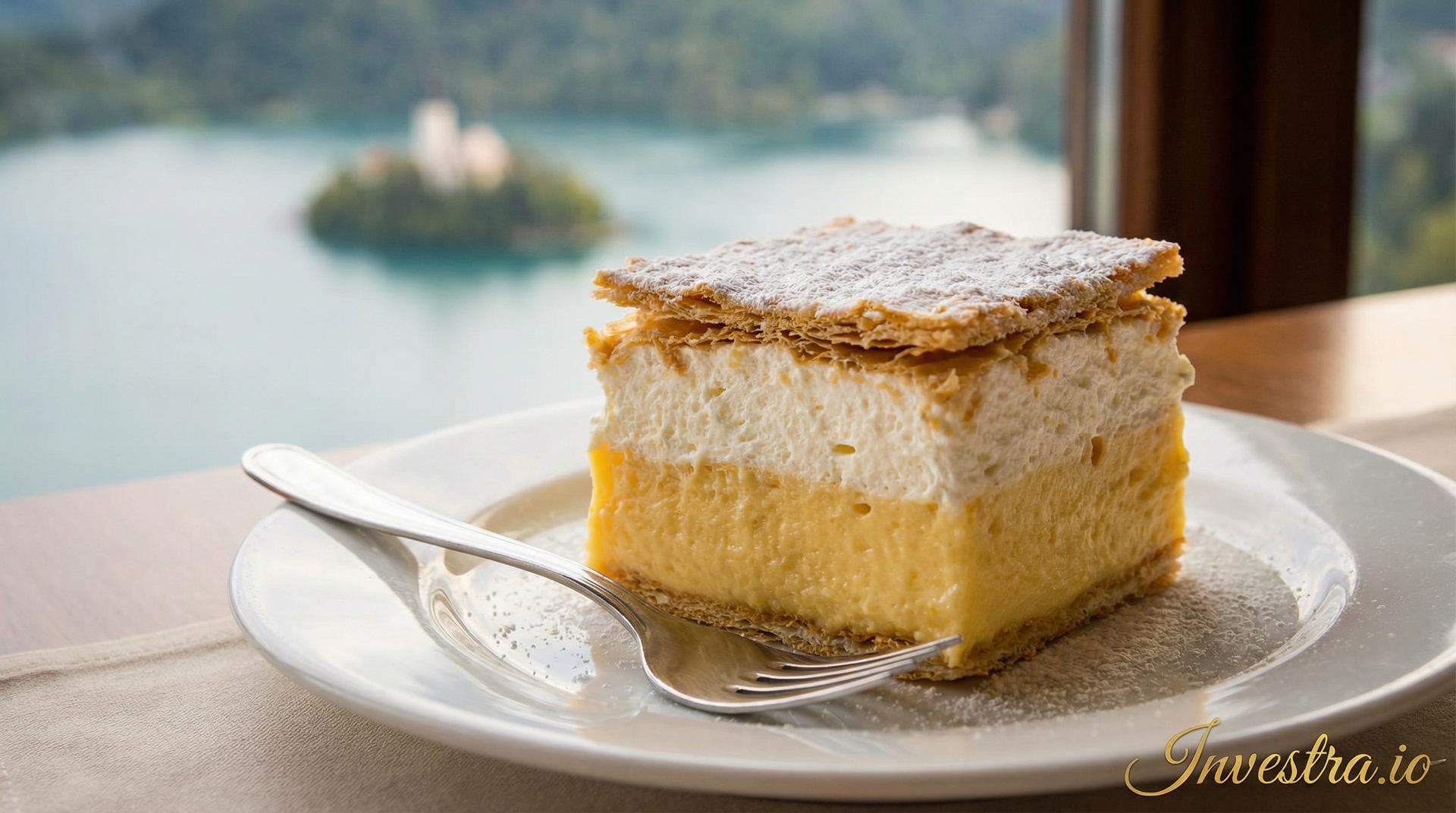 Delicious Bled Cream Cake (Kremšnita)