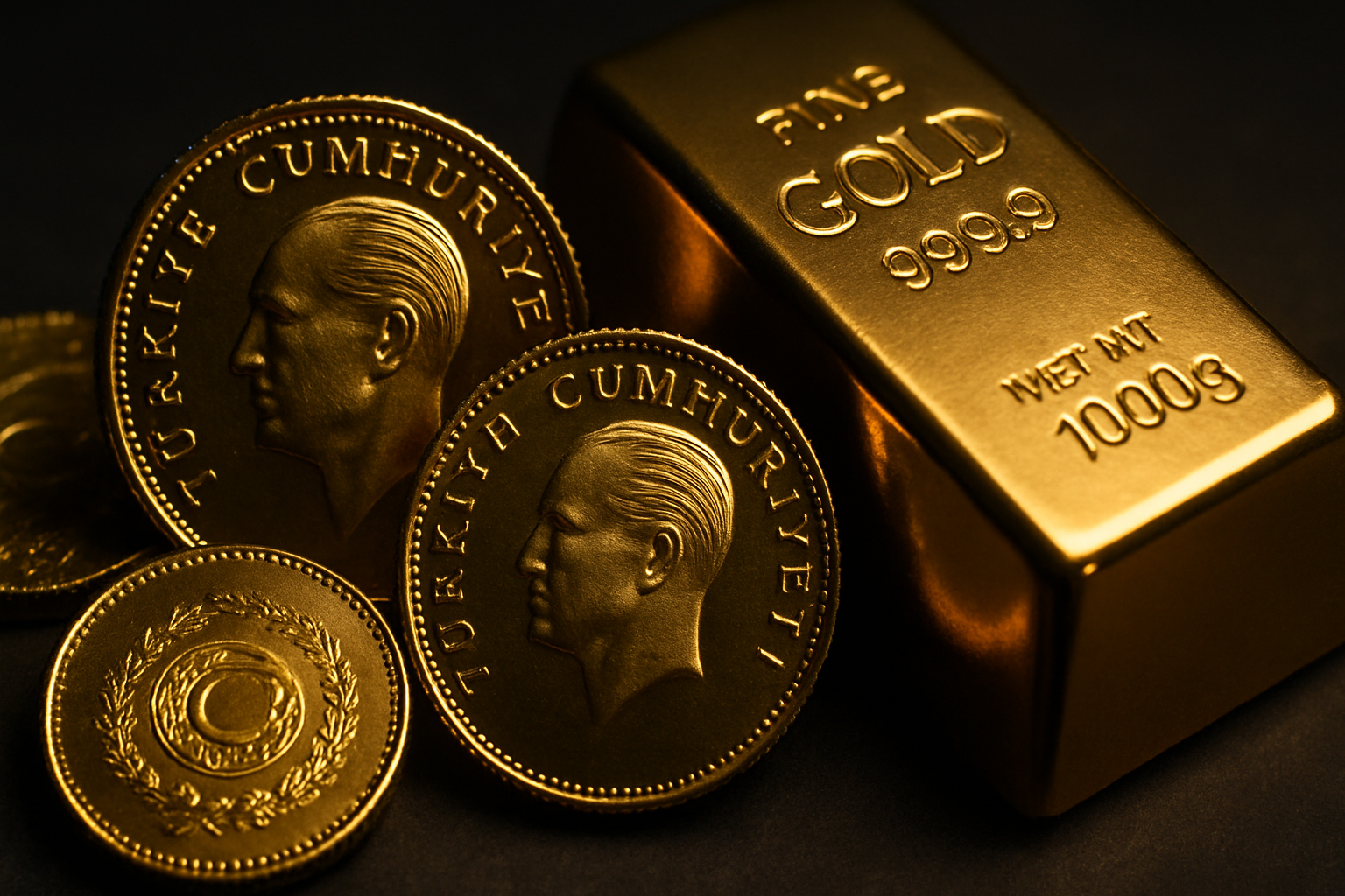 Altın külçeleri ve paraları