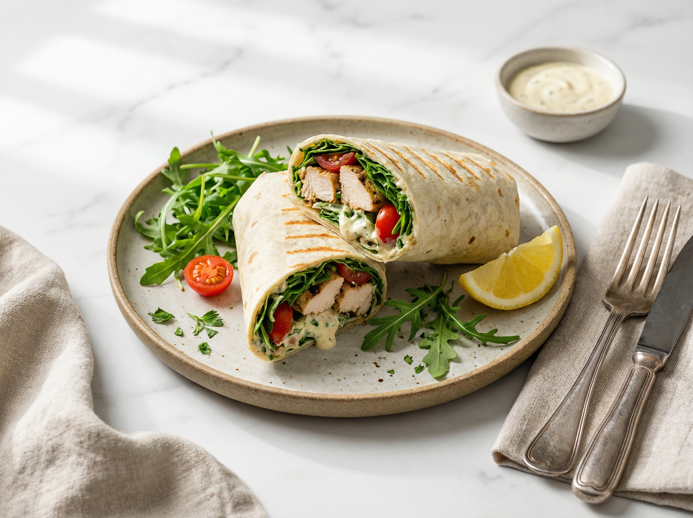 Chicken & Rocket Zesty Wrap