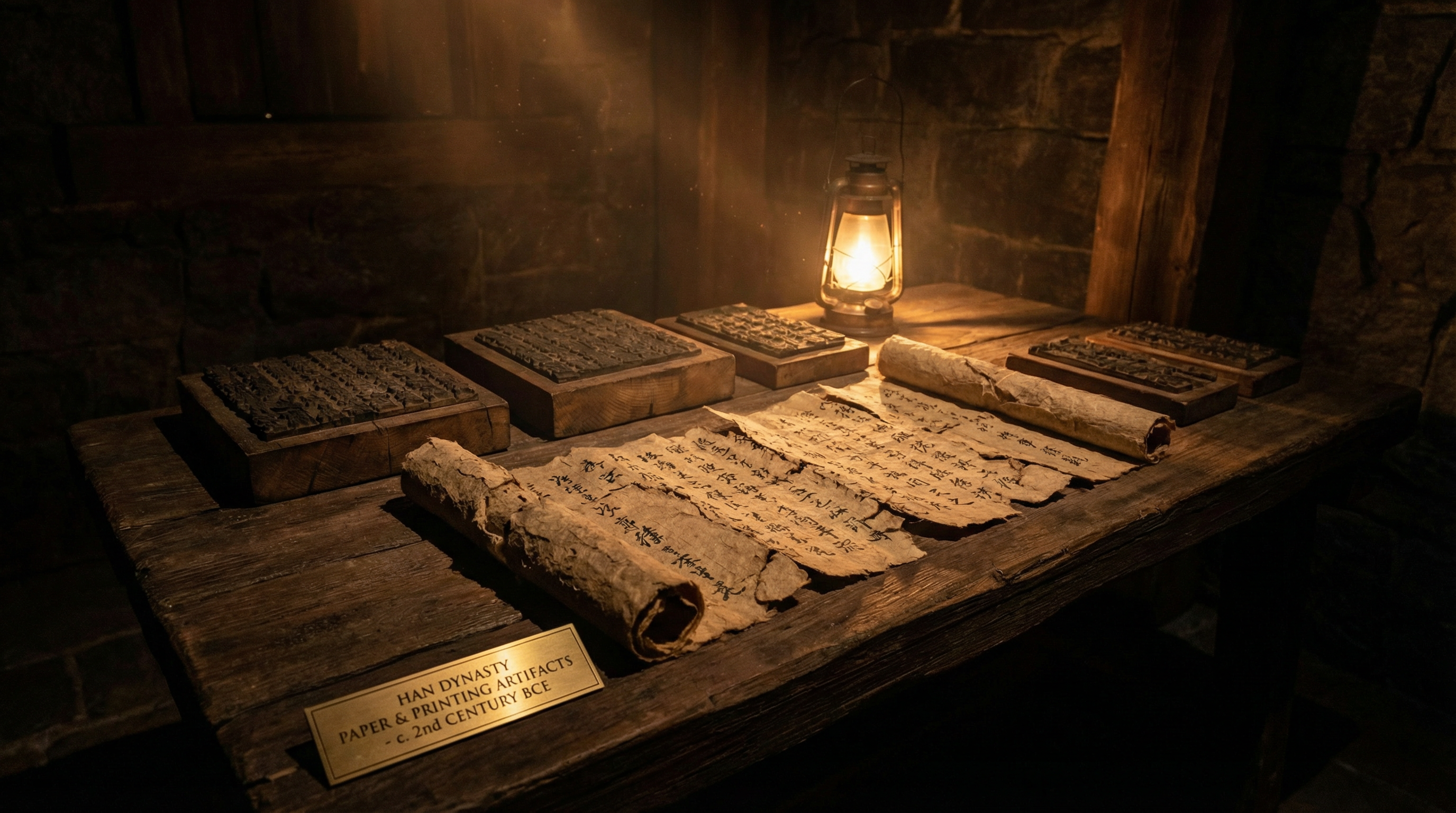 Ancient Chinese Paper and Printing — Han Dynasty / Tang Dynasty China ancient artifact, Classical Antiquity