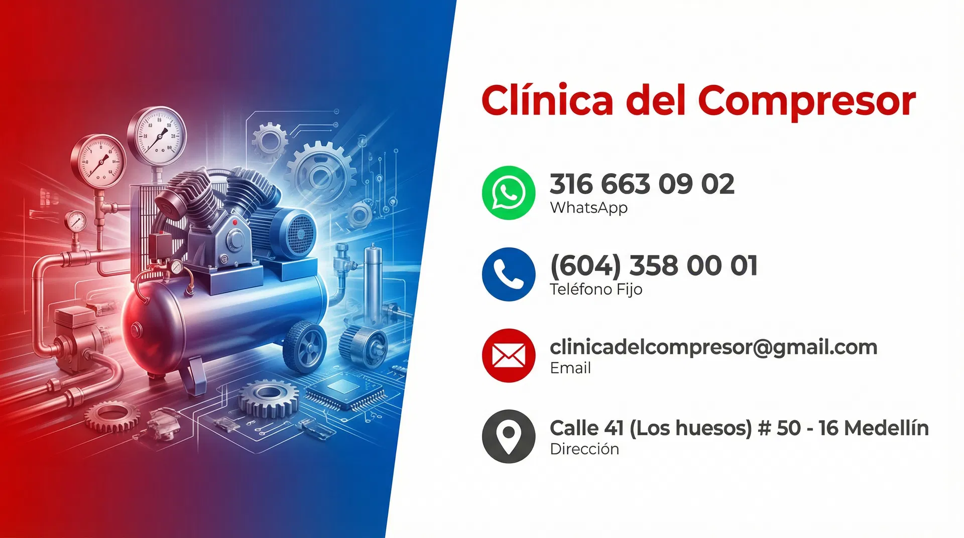 Clínica del Compresor - Contacto