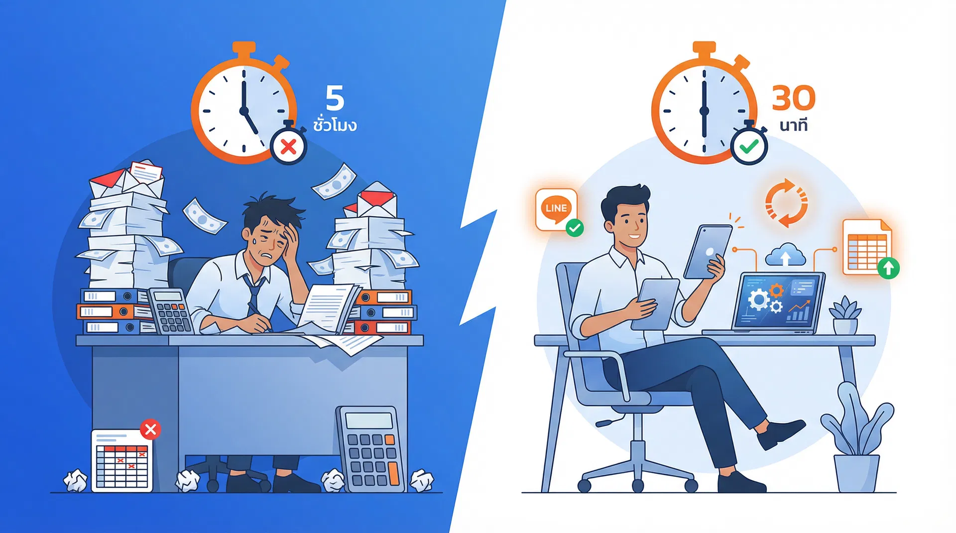 ทำบิลหอพัก 100 ห้อง