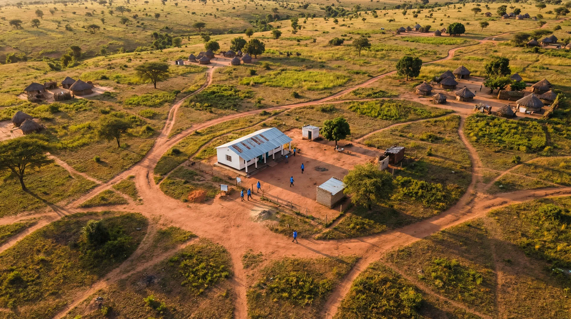 Rural health center in DR Congo used for AFP surveillance field visits