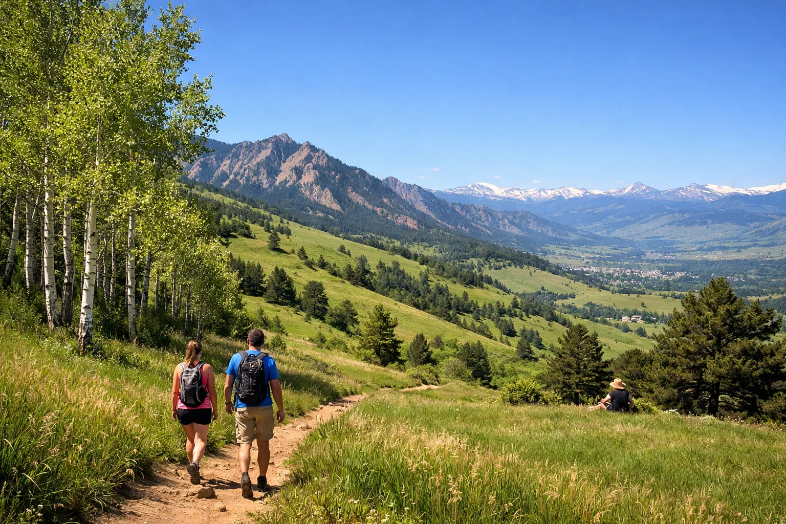 Boulder Colorado foothills and outdoor lifestyle