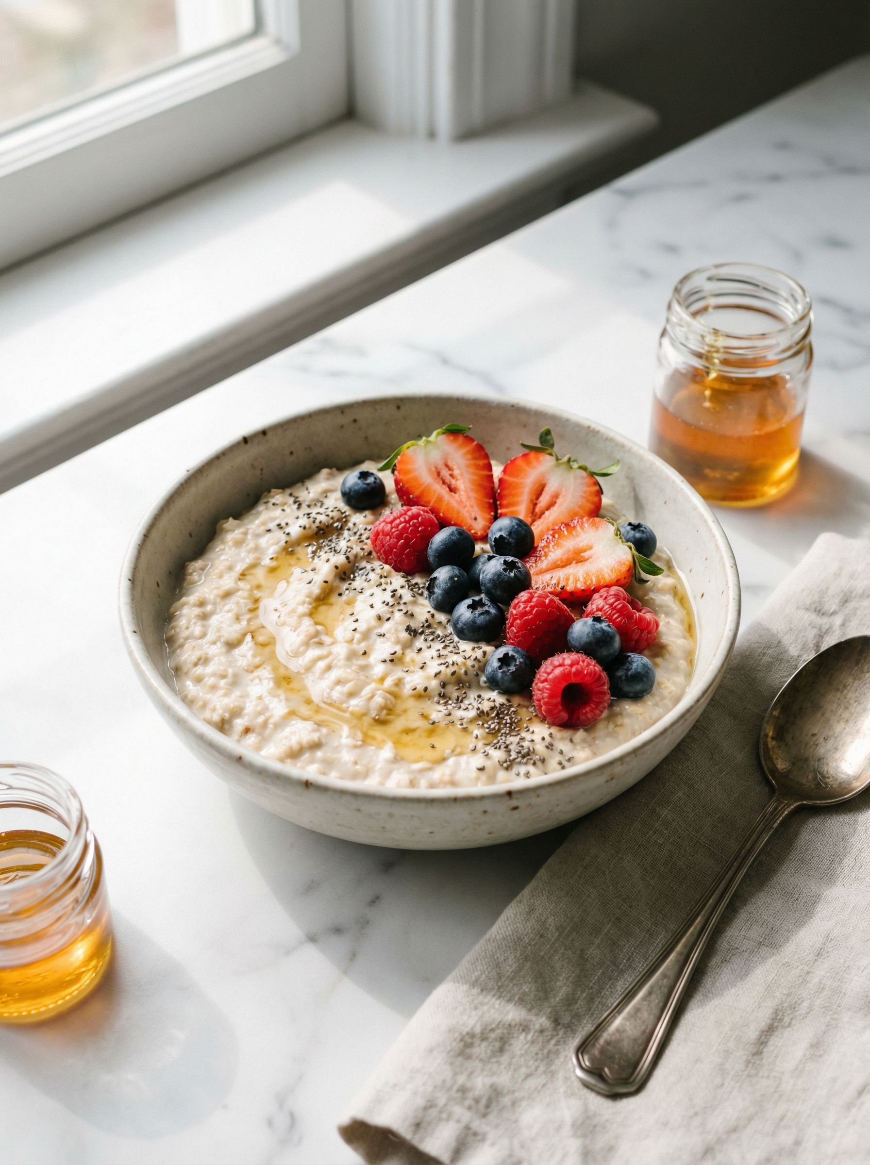 Cottage Cheese & Berry Breakfast Pita
