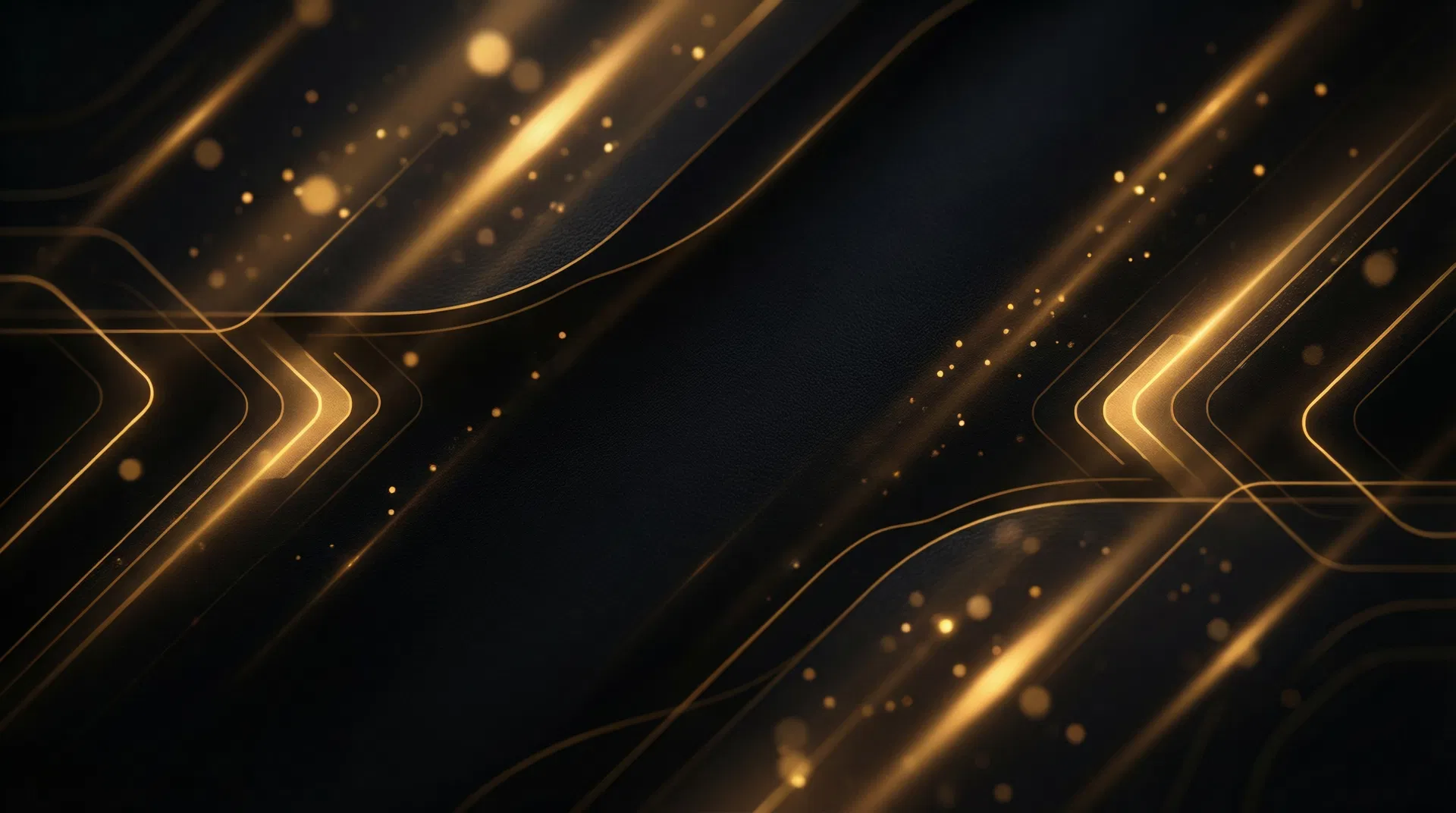 Fundo elegante preto e dourado ASCA Soluções Empresariais