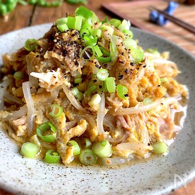 もやしと豚肉のレンジ蒸し