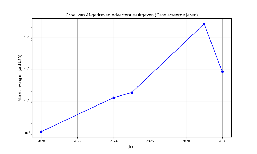 Groei van AI-gedreven Advertentie-uitgaven