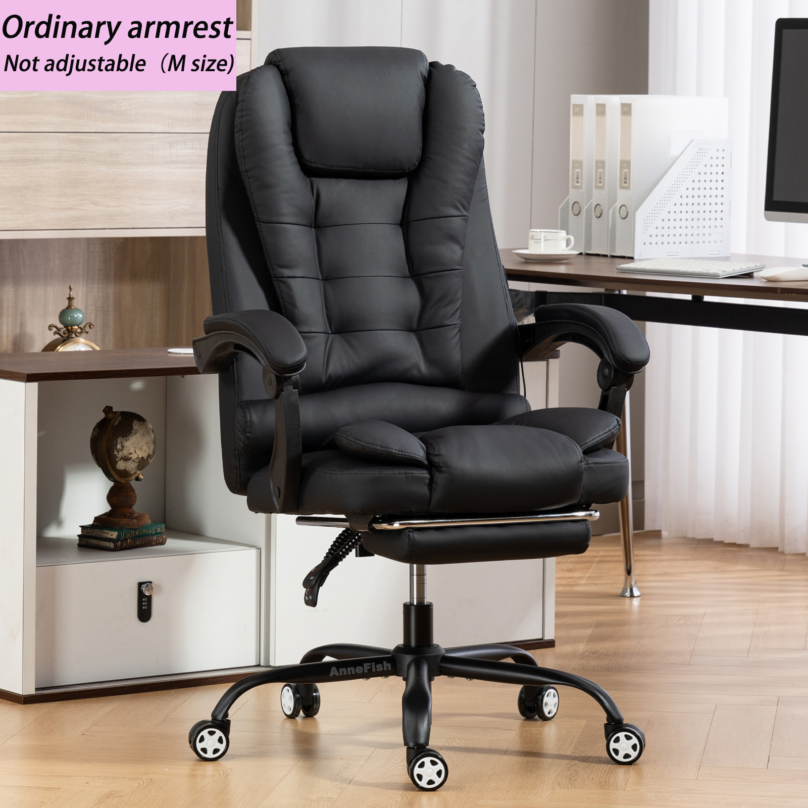 كرسي آنفيش بتصميم مريح ومسند قدم