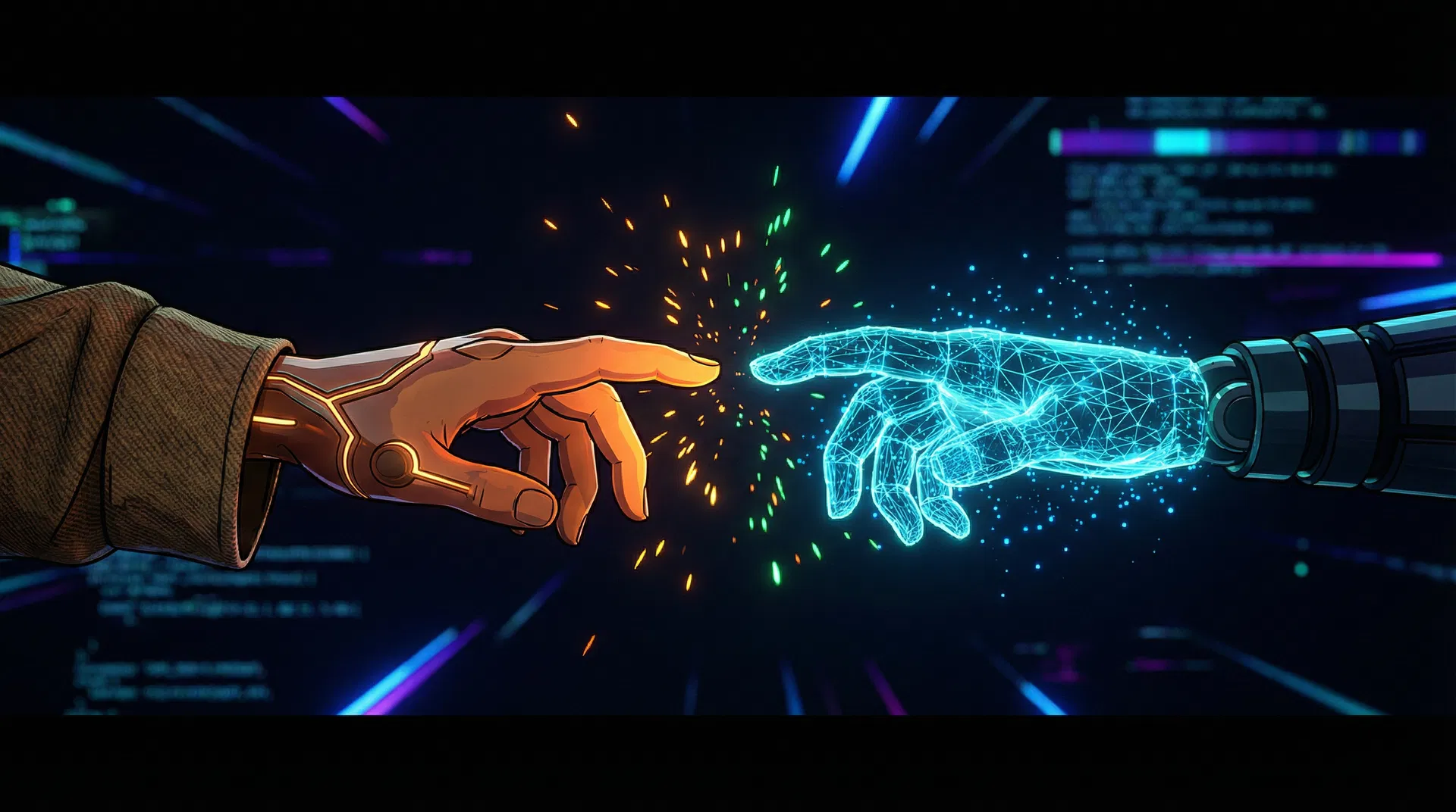 Human and AI collaboration