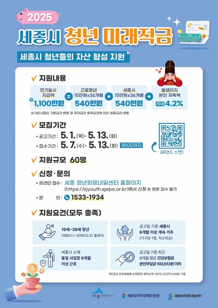세종시 청년 미래적금