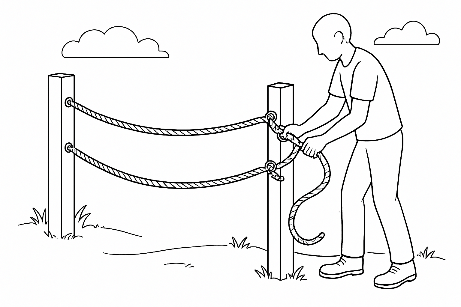 Rope Installation Stage