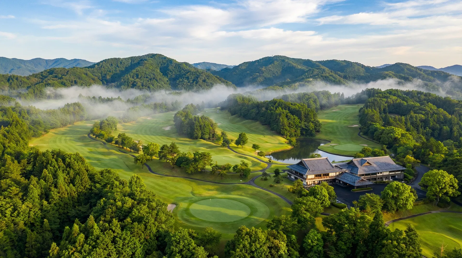 Golf course landscape
