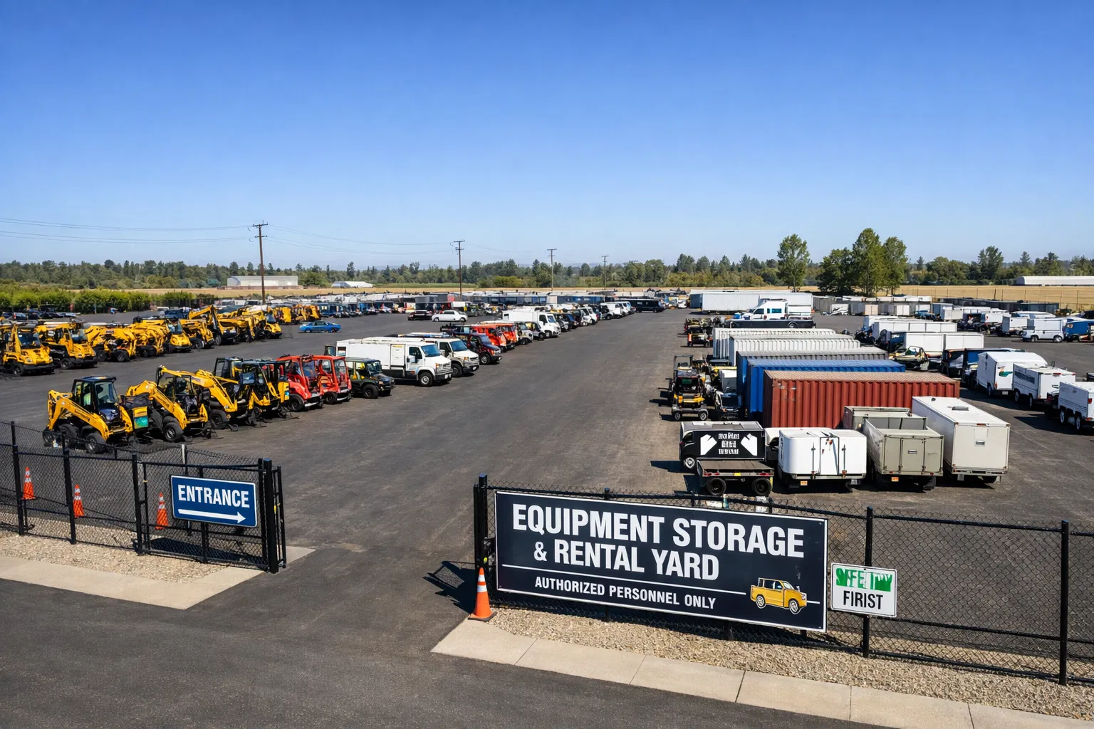 Equipment Storage Lot