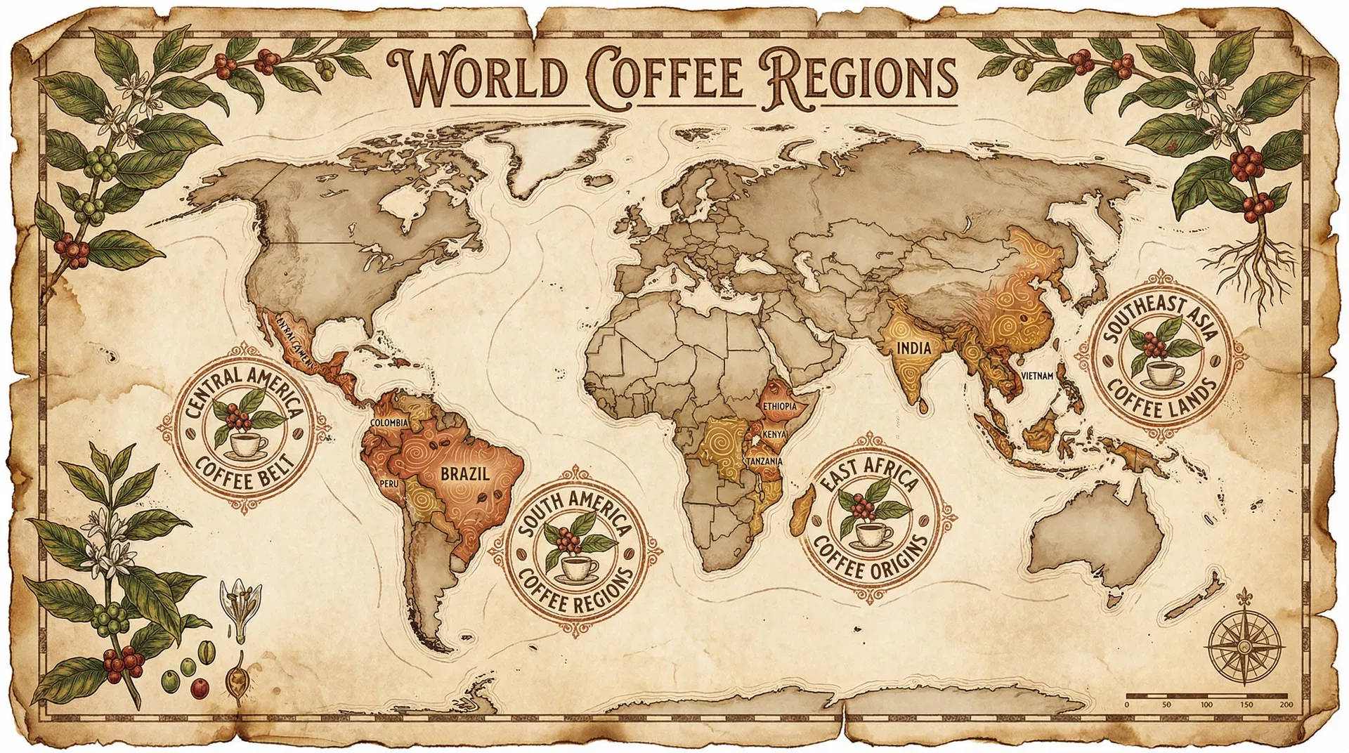 World coffee regions