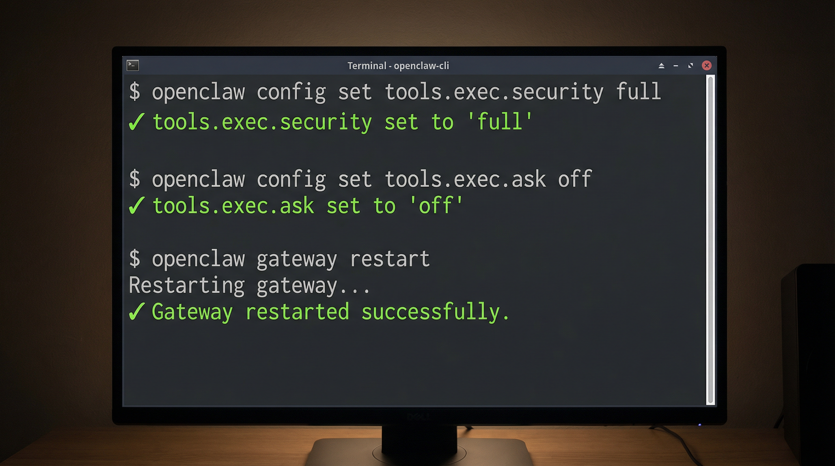 Config Set Security