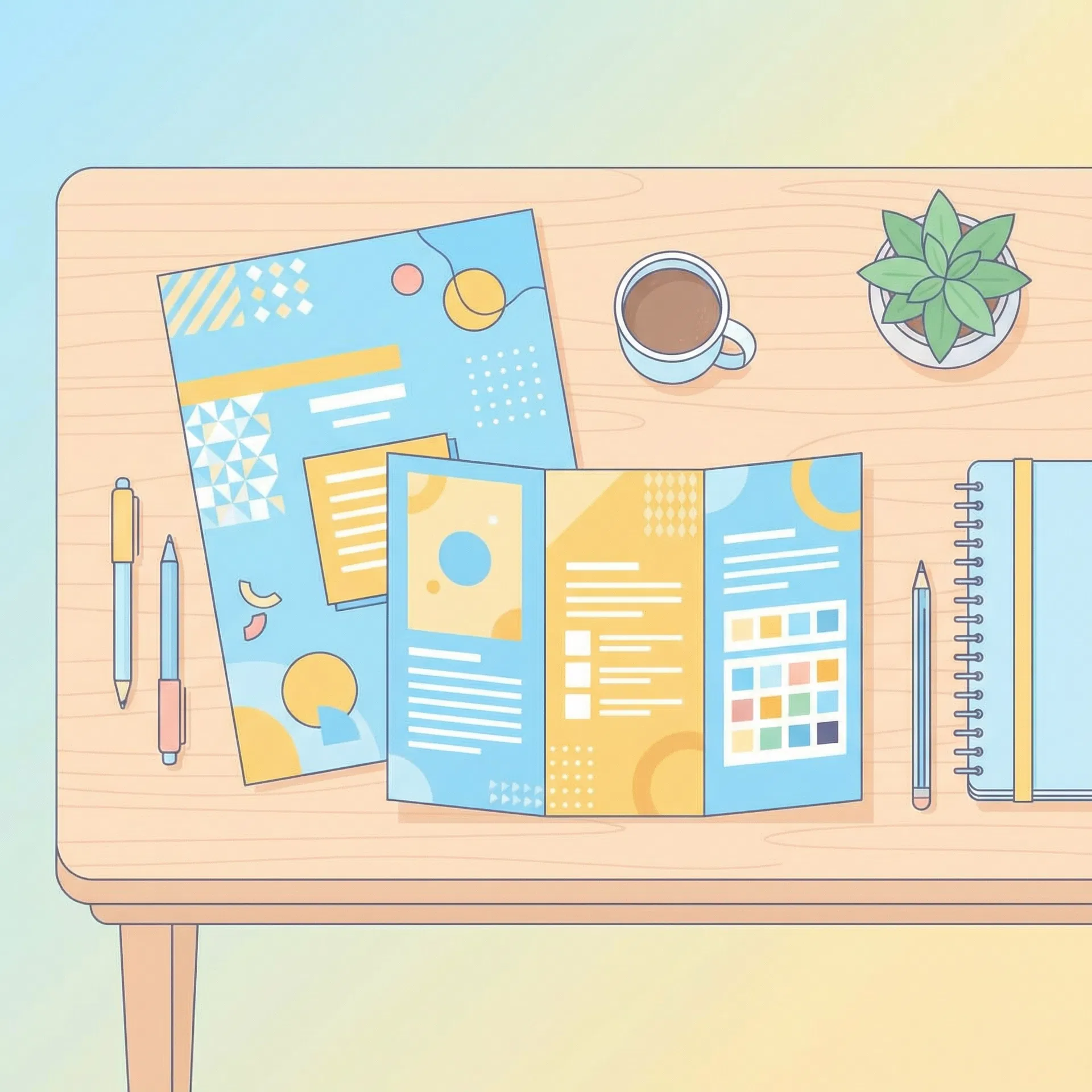 チラシ・印刷物デザイン例