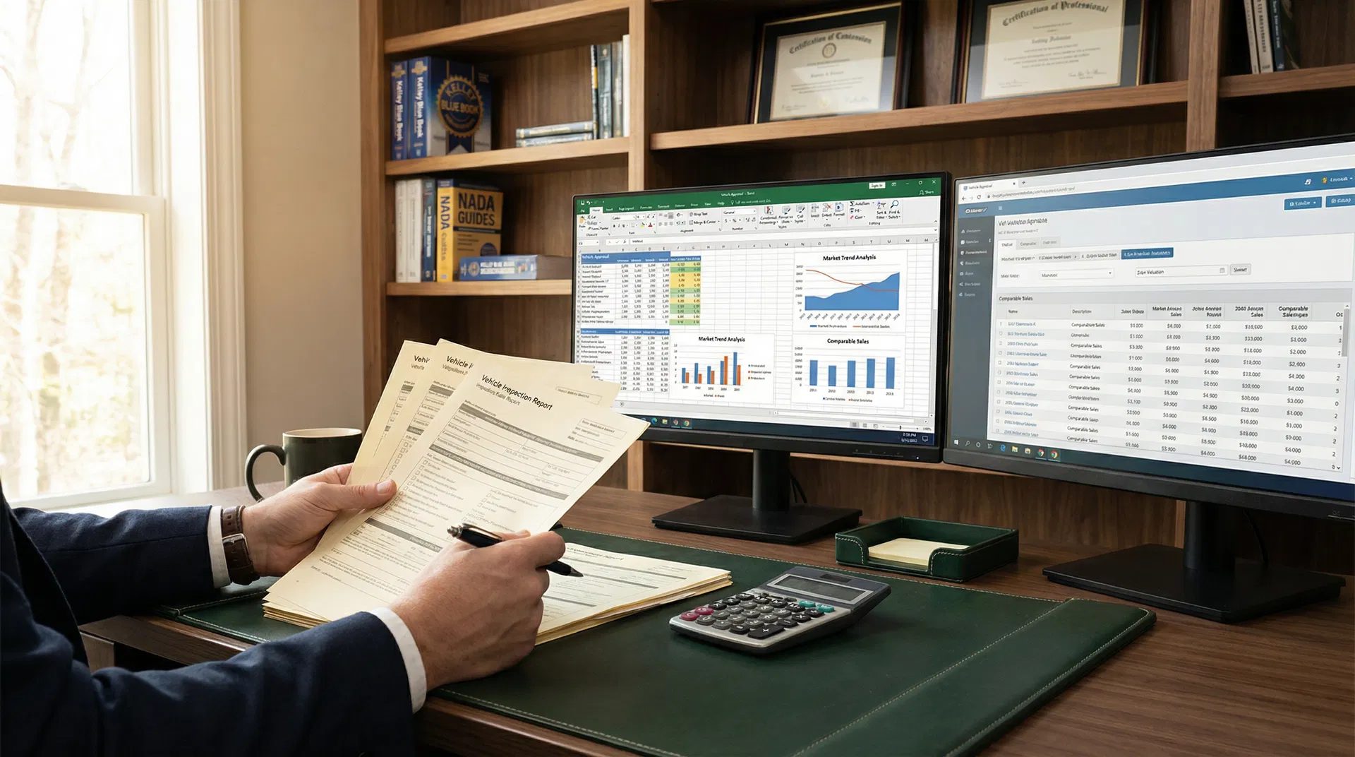 Professional total loss valuation